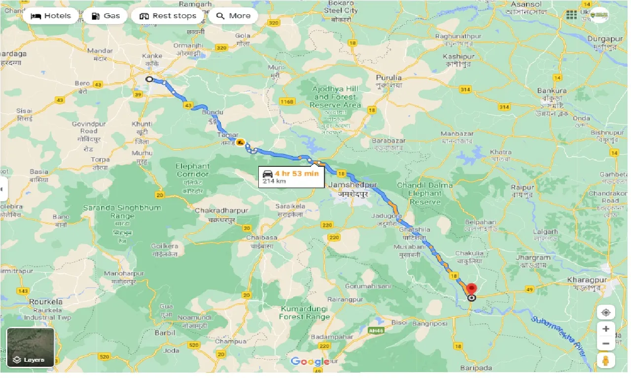 ranchi-to-baharagora-round-trip