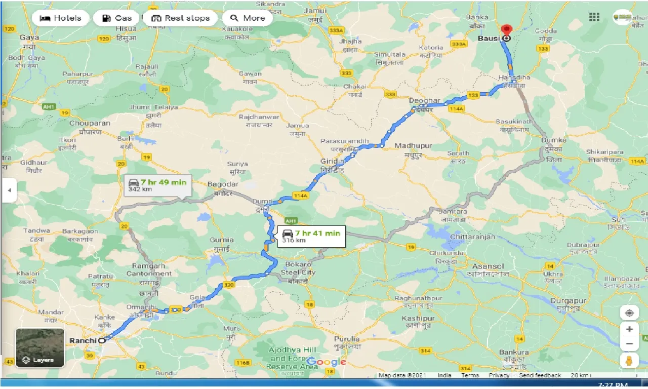 ranchi-to-bausi-round-trip