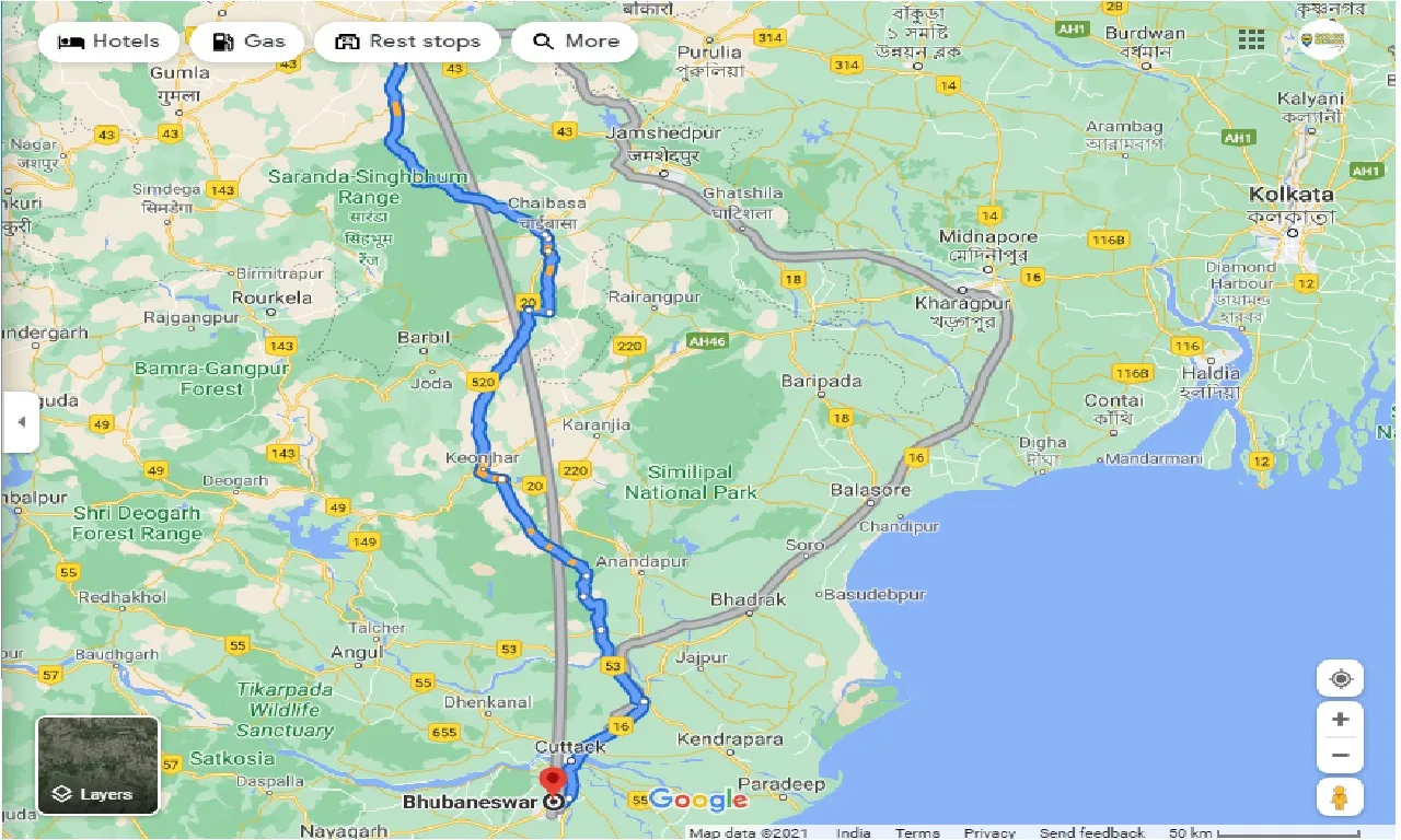 ranchi-to-bhubaneshwar-outstation