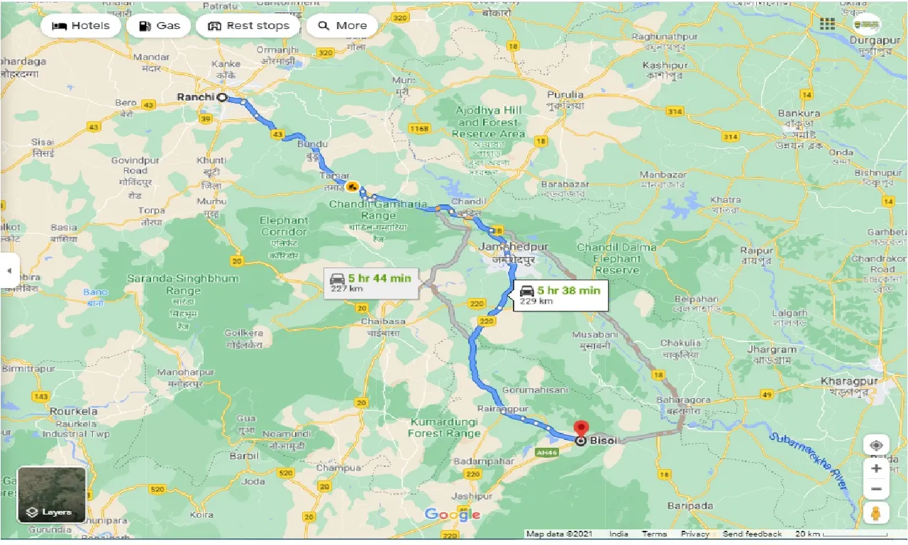 ranchi-to-bisoi-one-way