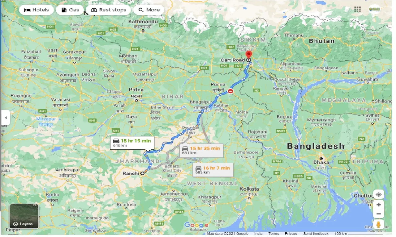 ranchi-to-cart-road-one-way