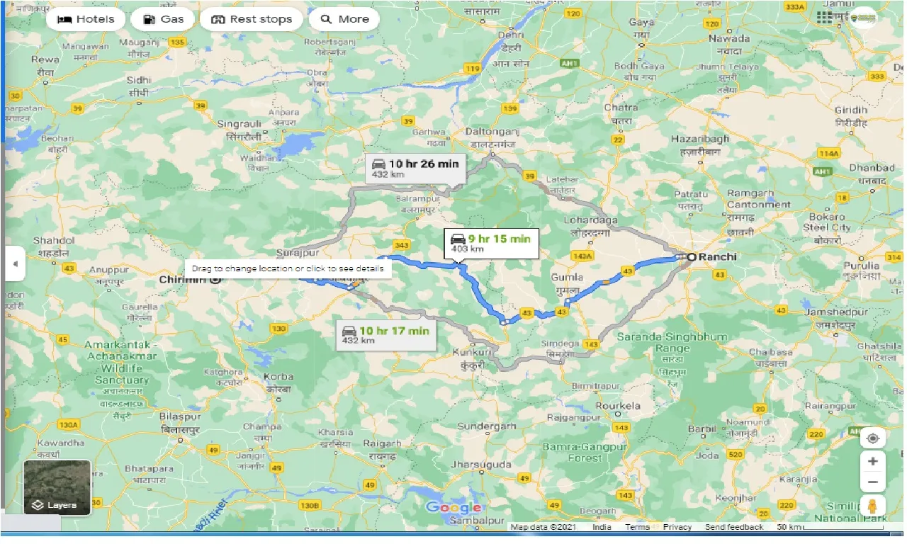 ranchi-to-chirmiri-round-trip