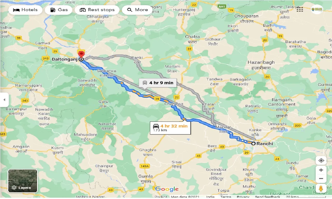 ranchi-to-daltonganj-outstation