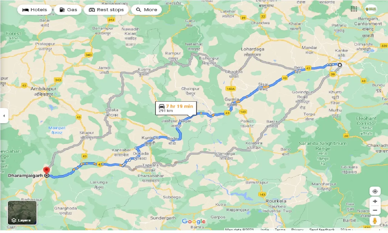 ranchi-to-dharamjaigarh-round-trip
