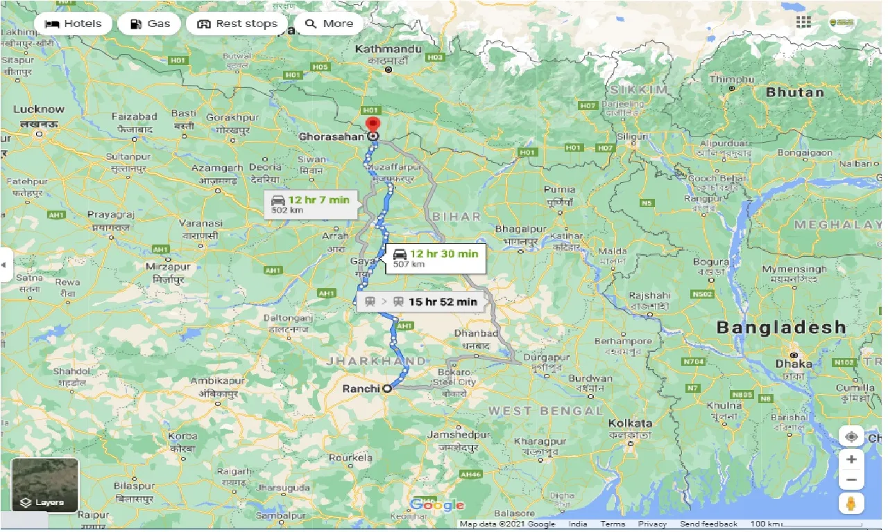 ranchi-to-ghorasahan-round-trip