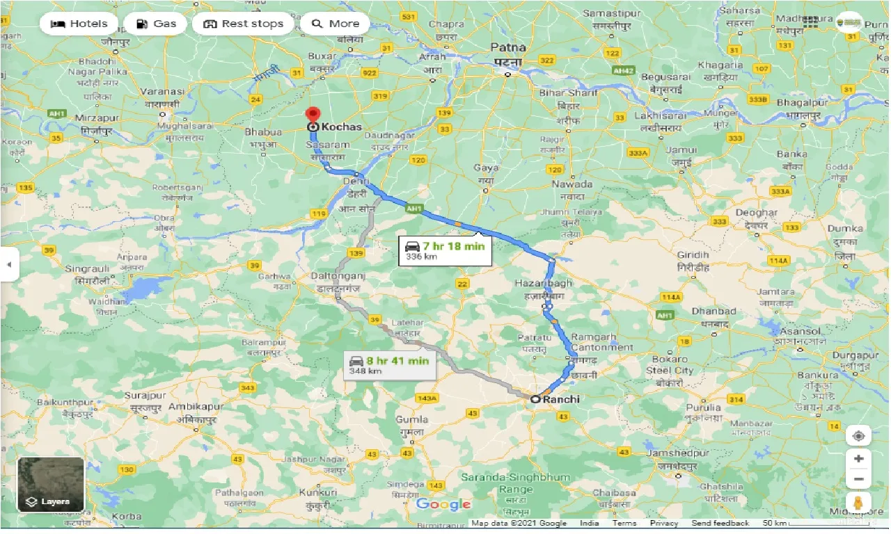 ranchi-to-kochas-round-trip