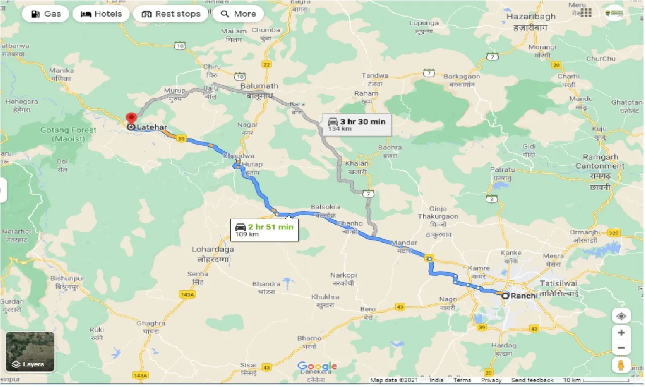 ranchi-to-latehar-round-trip