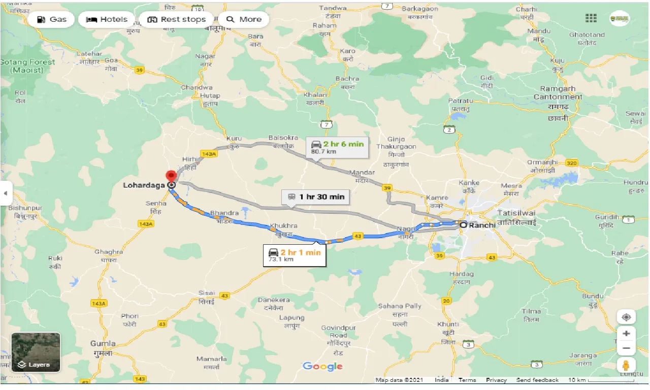 ranchi-to-lohardaga-round-trip