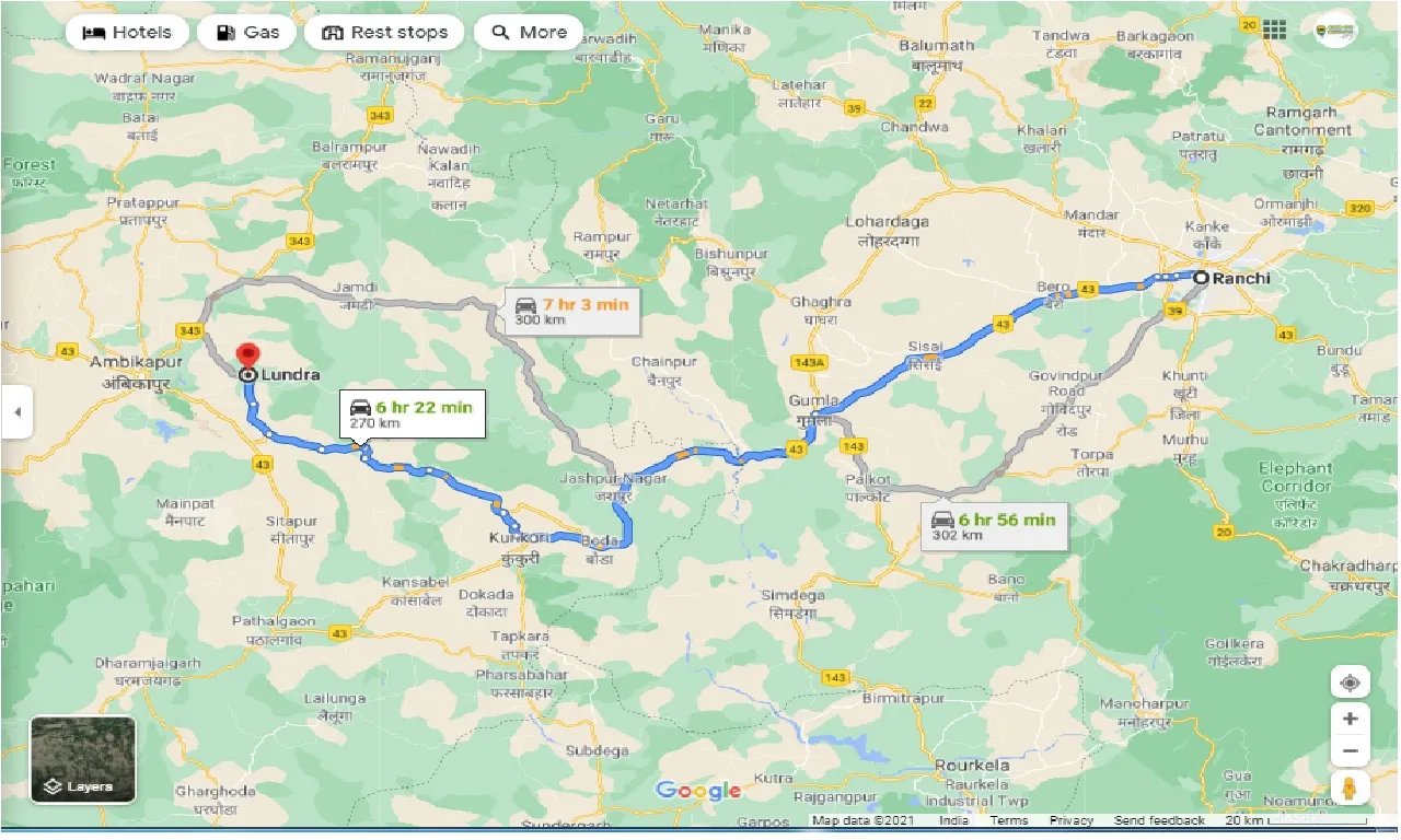 ranchi-to-lundra-one-way