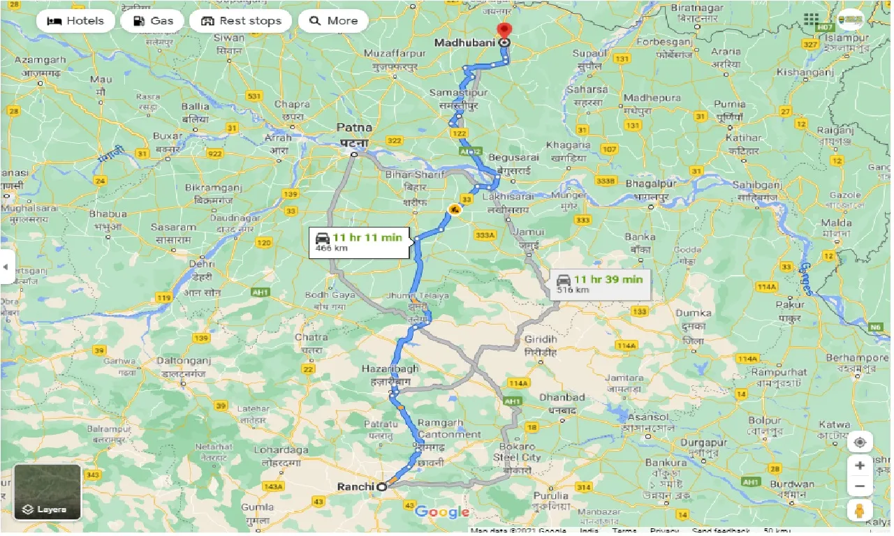 ranchi-to-madhubani-one-way