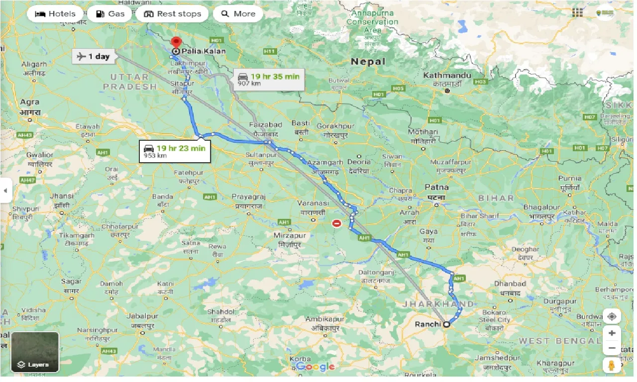 ranchi-to-palia-round-trip