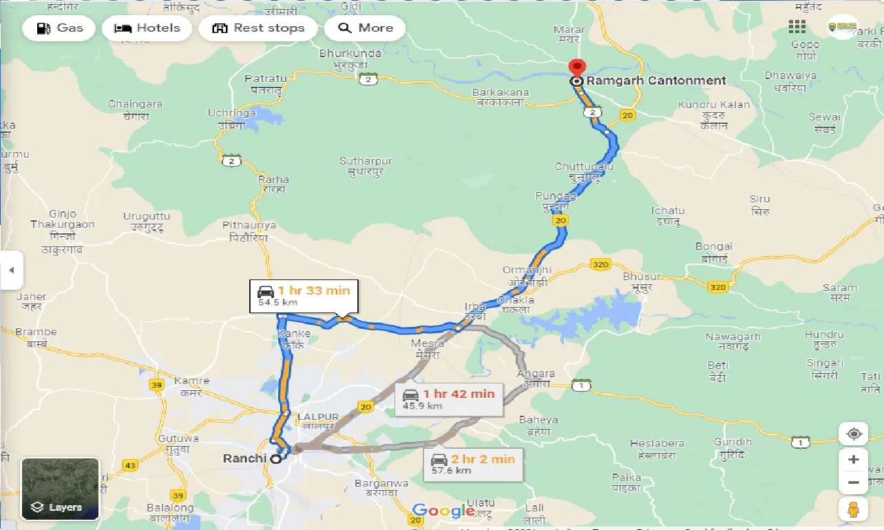 ranchi-to-ramgarh-round-trip