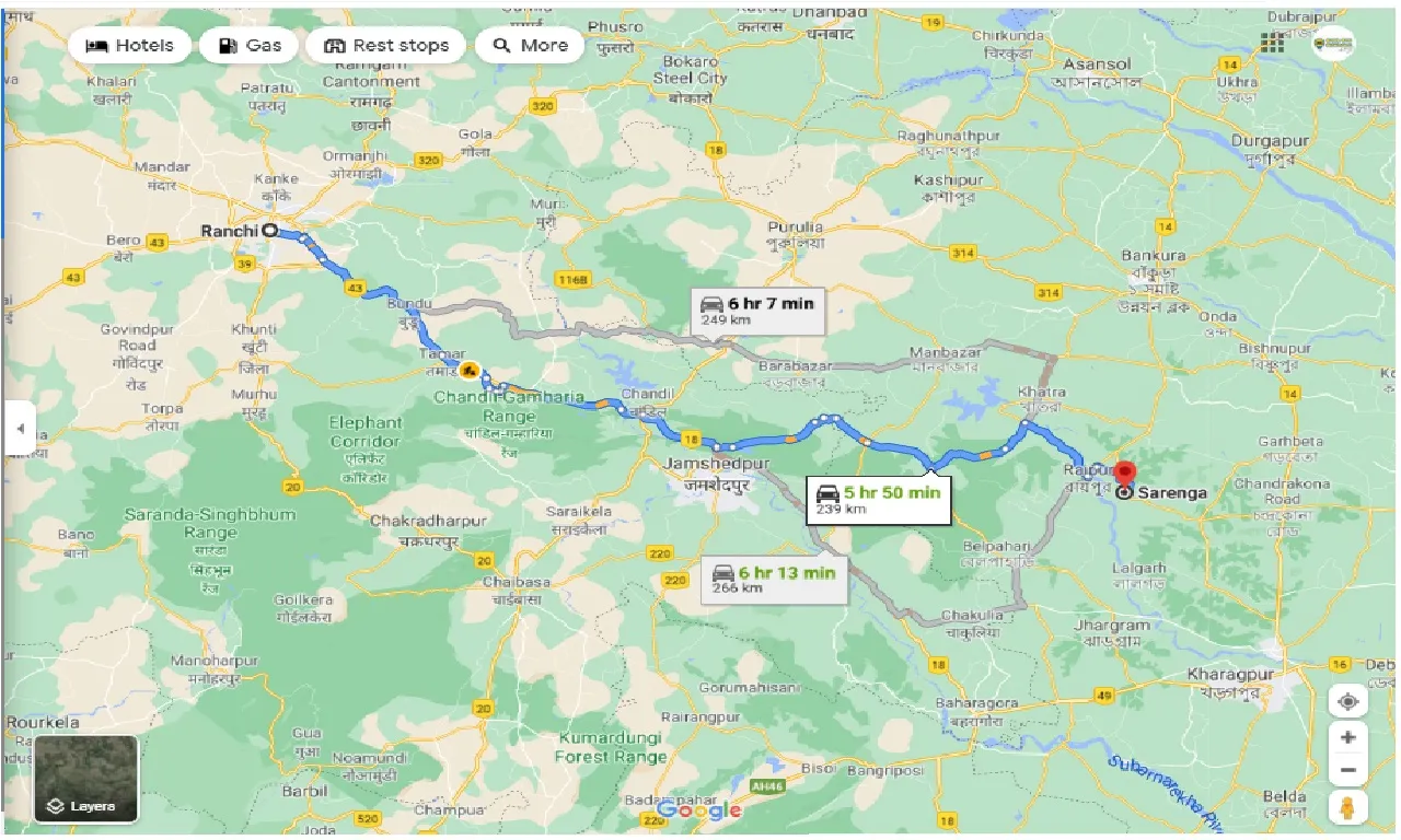 ranchi-to-sarenga-round-trip