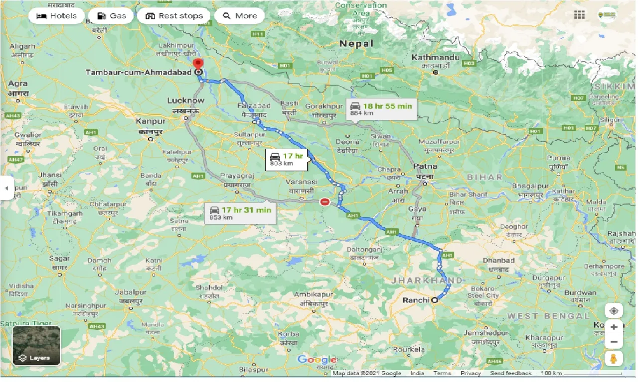 ranchi-to-tambaur-cum-ahamdabad-one-way