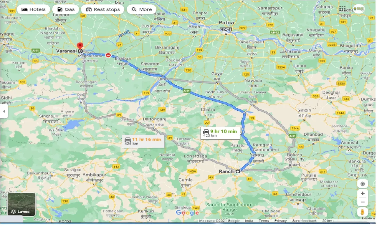 ranchi-to-varanasi-one-way