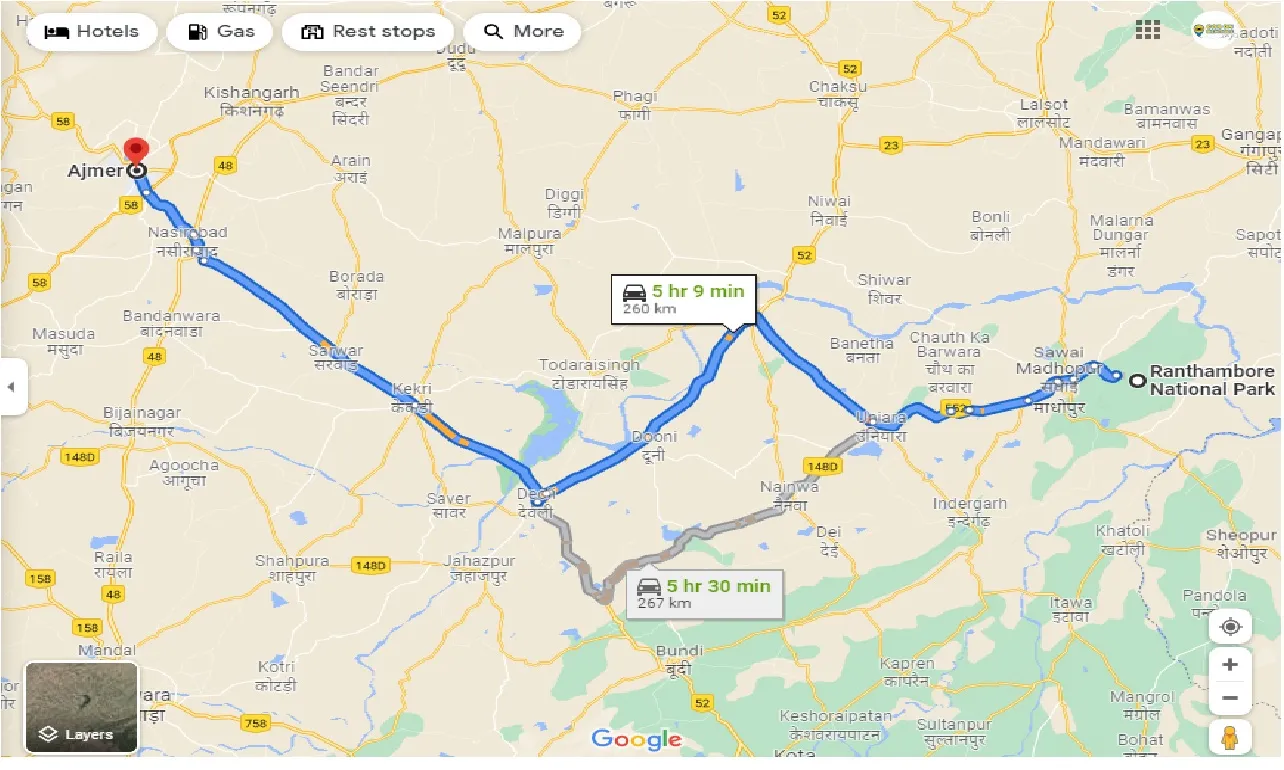 ranthambore-to-ajmer-round-trip