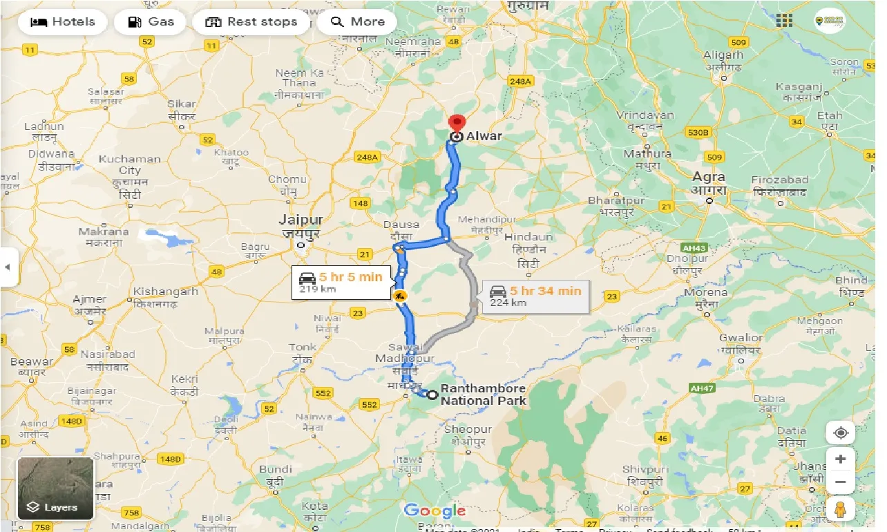 ranthambore-to-alwar-round-trip