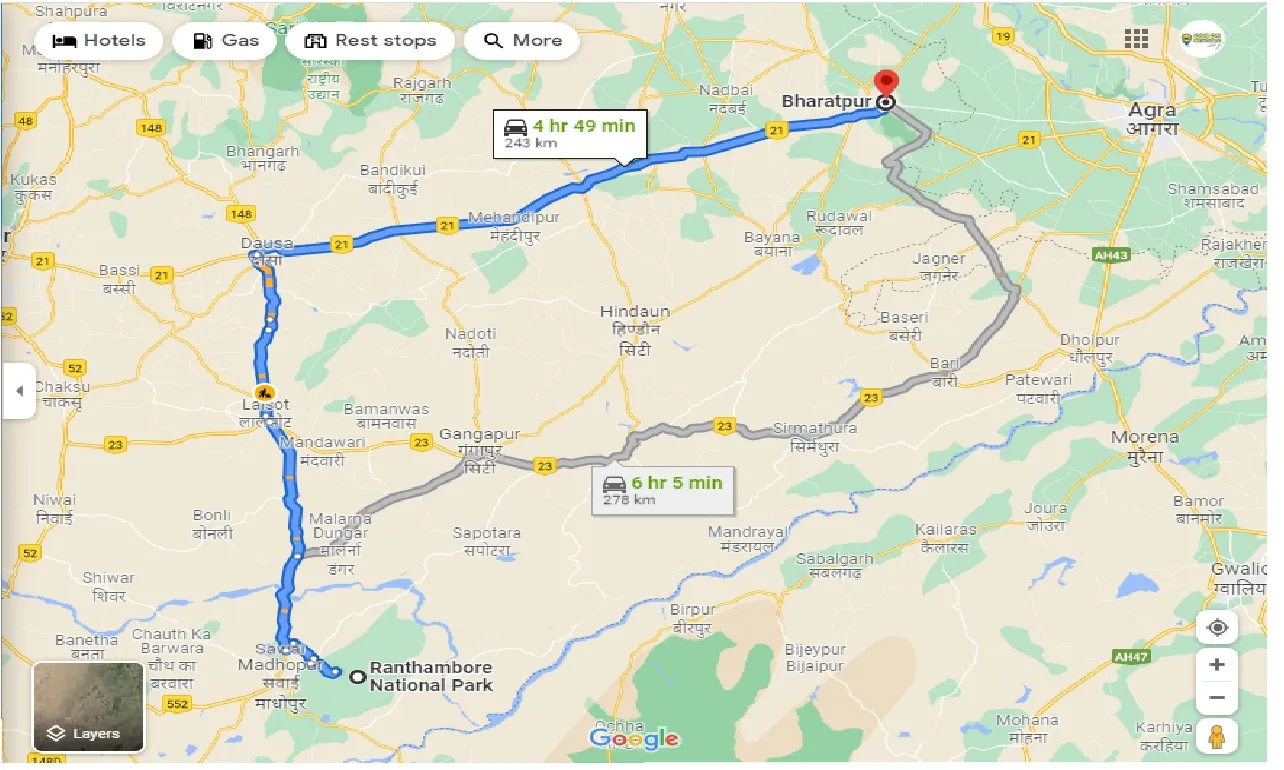ranthambore-to-bharatpur-round-trip