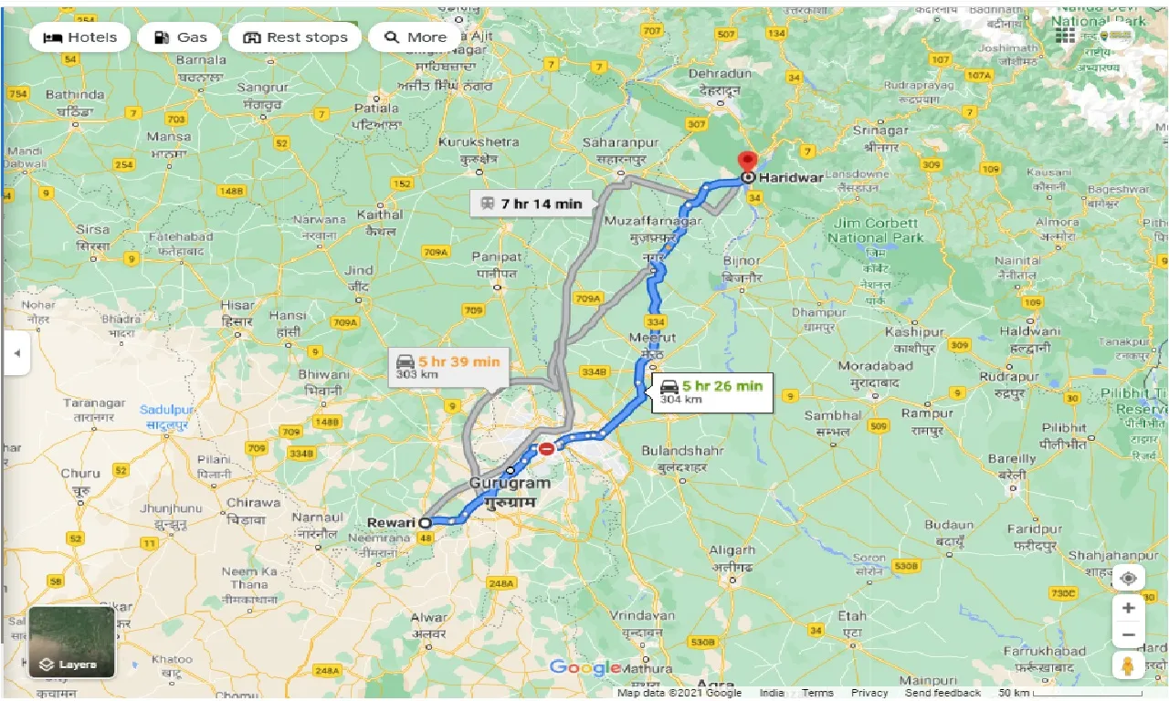 rewari-to-haridwar-one-way