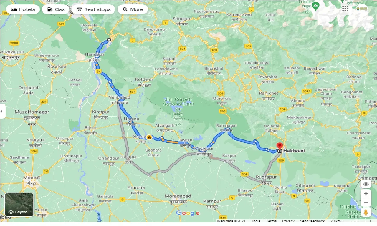 rishikes-to-haldwani-round-trip