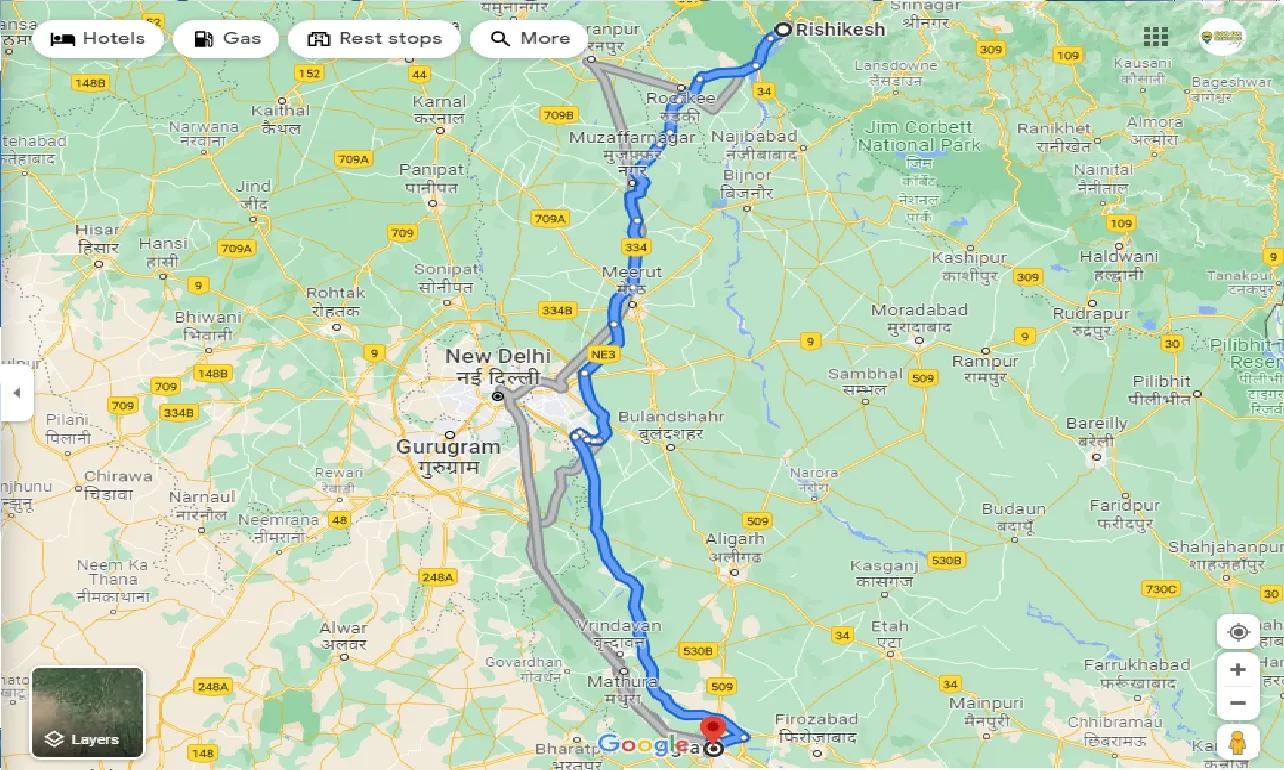 rishikesh-to-agra-taxi