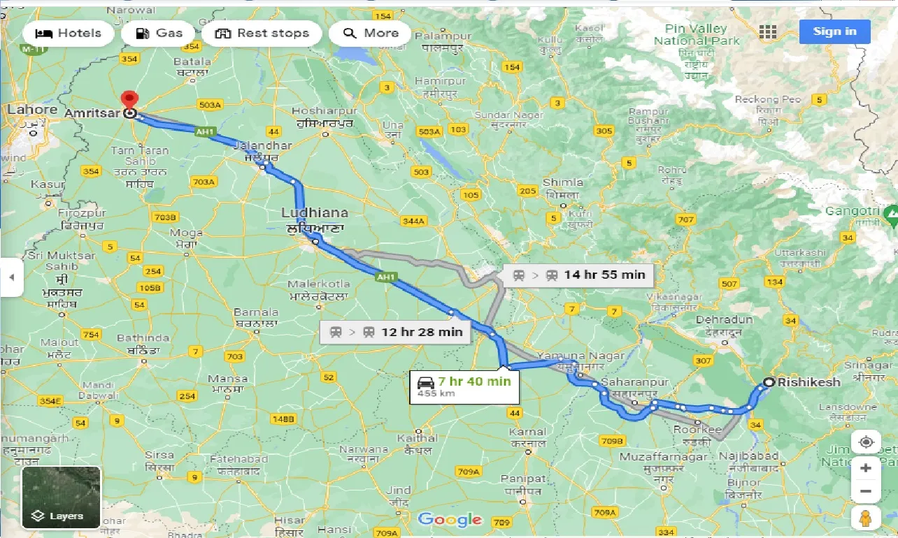 rishikesh-to-amritsar-taxi