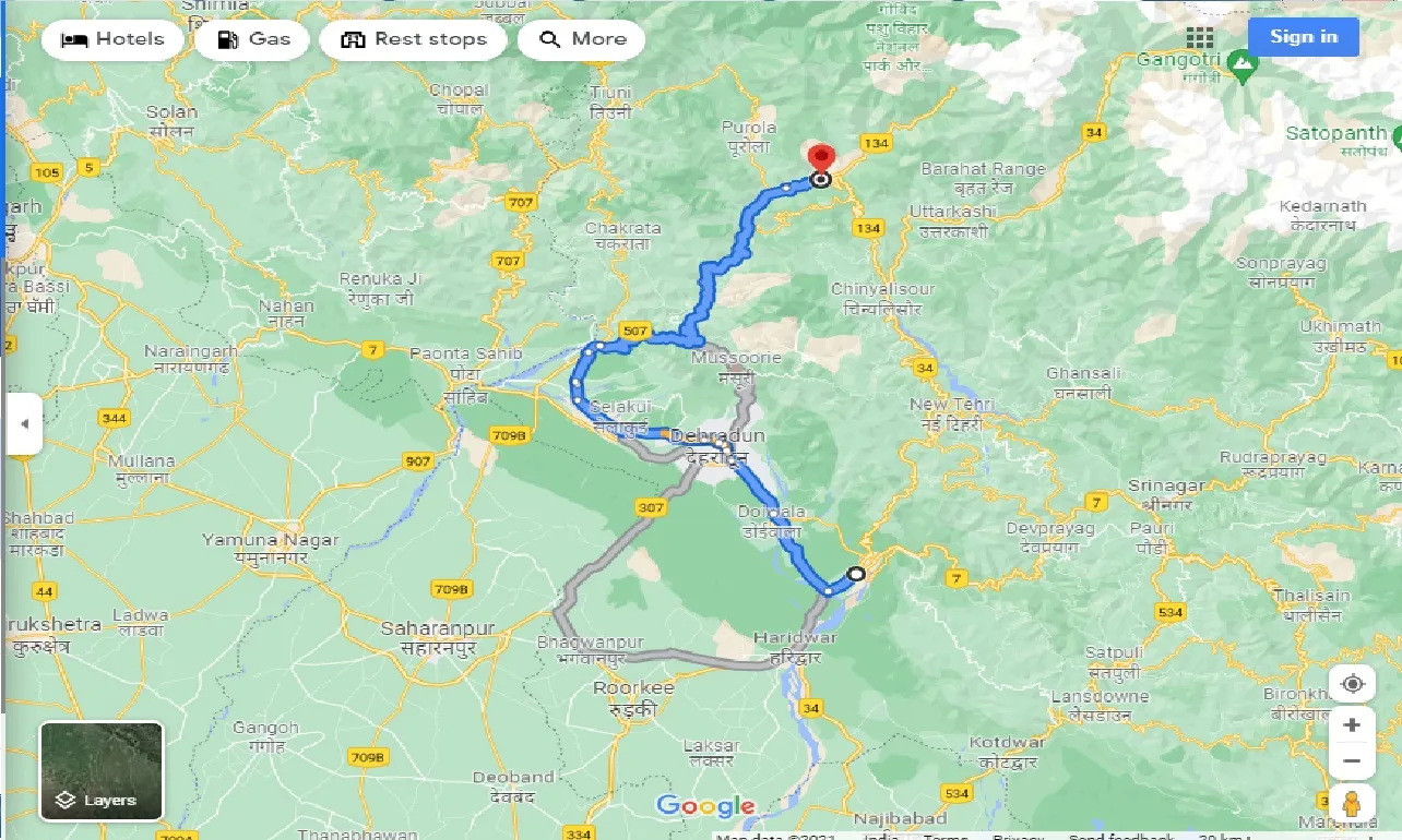 rishikesh-to-barkot-one-way