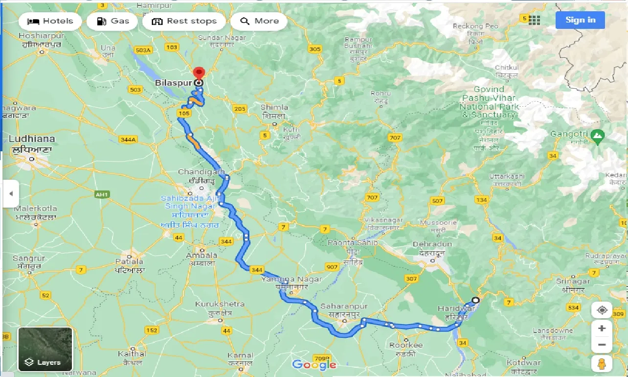 rishikesh-to-bilaspur-one-way