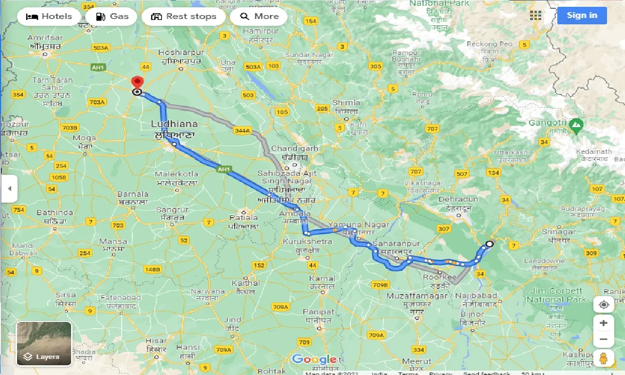 rishikesh-to-jalandhar-one-way