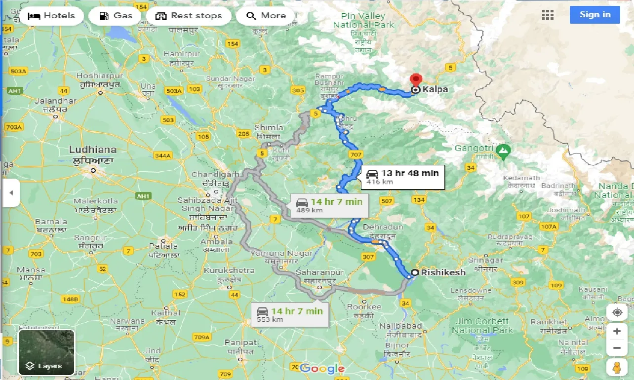 rishikesh-to-kalpa-one-way