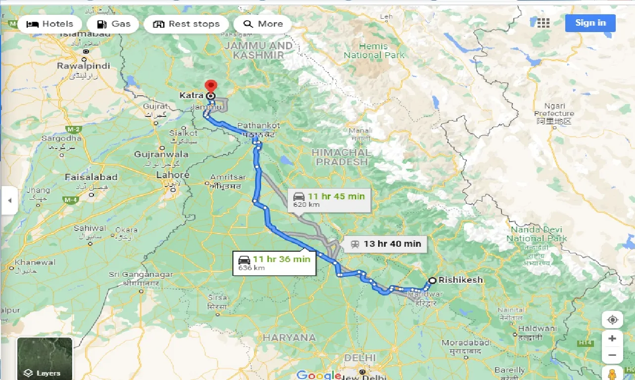 rishikesh-to-katra-one-way