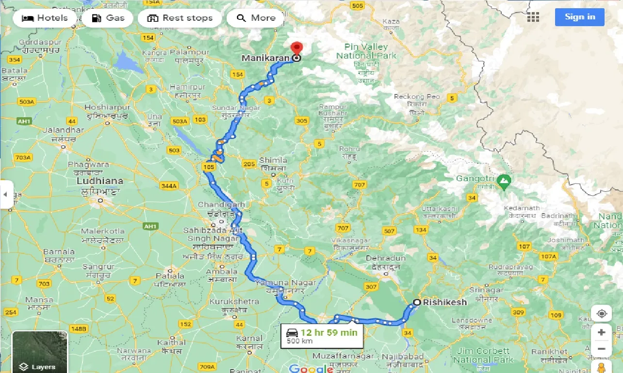 rishikesh-to-manikaran-one-way