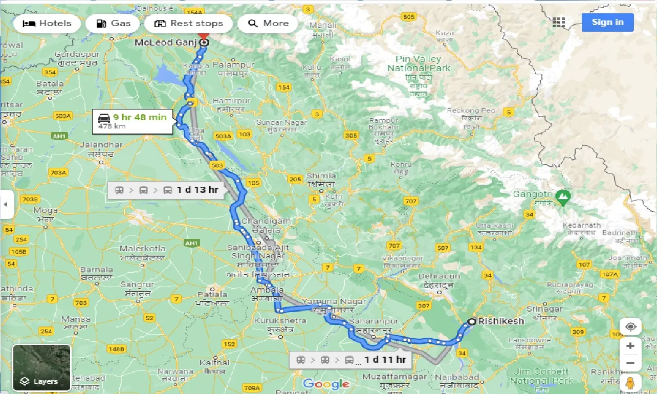 rishikesh-to-mcleodganj-one-way