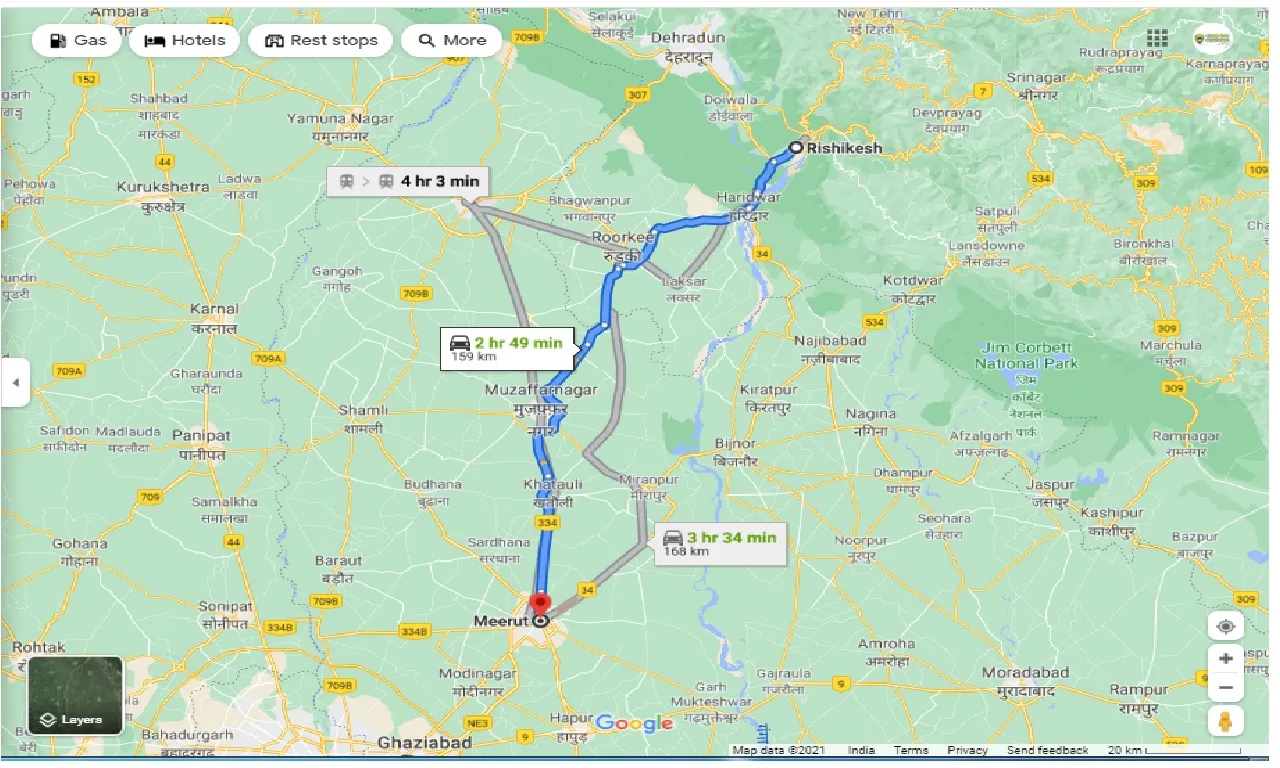rishikesh-to-meerut-one-way