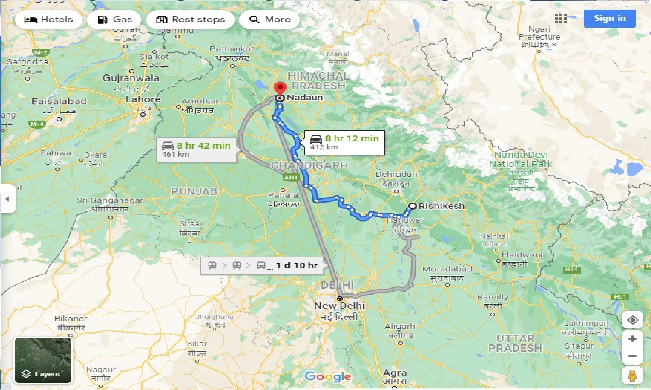 rishikesh-to-nadaun-one-way