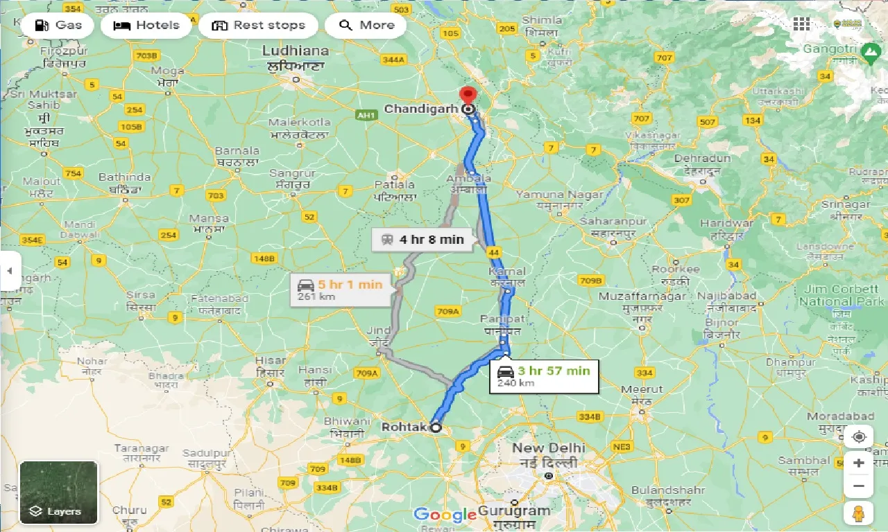 rohtak-to-chandigarh-round-trip