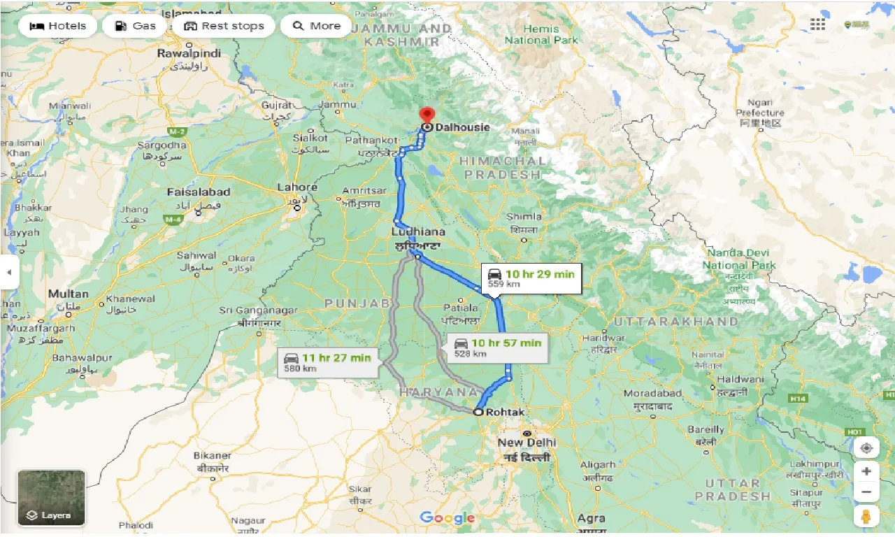 rohtak-to-dalhousie-one-way