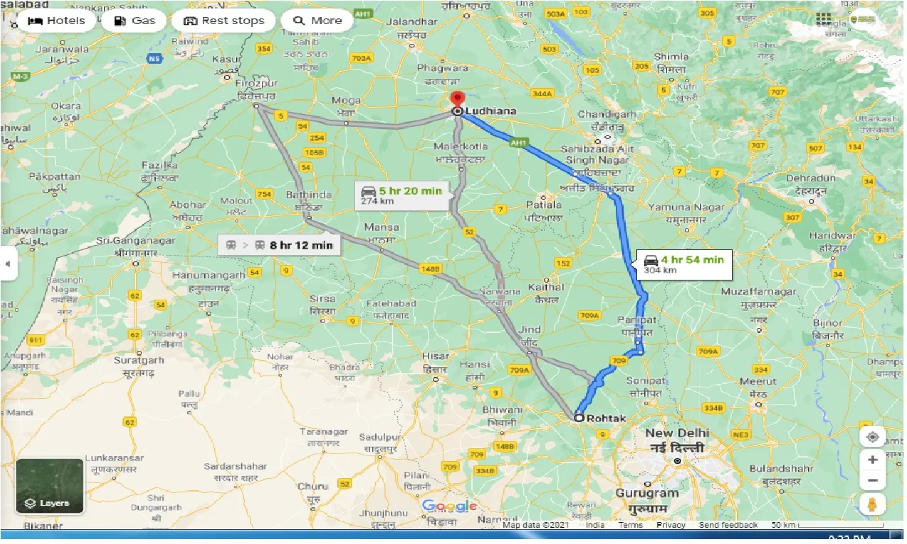 rohtak-to-ludhiana-one-way