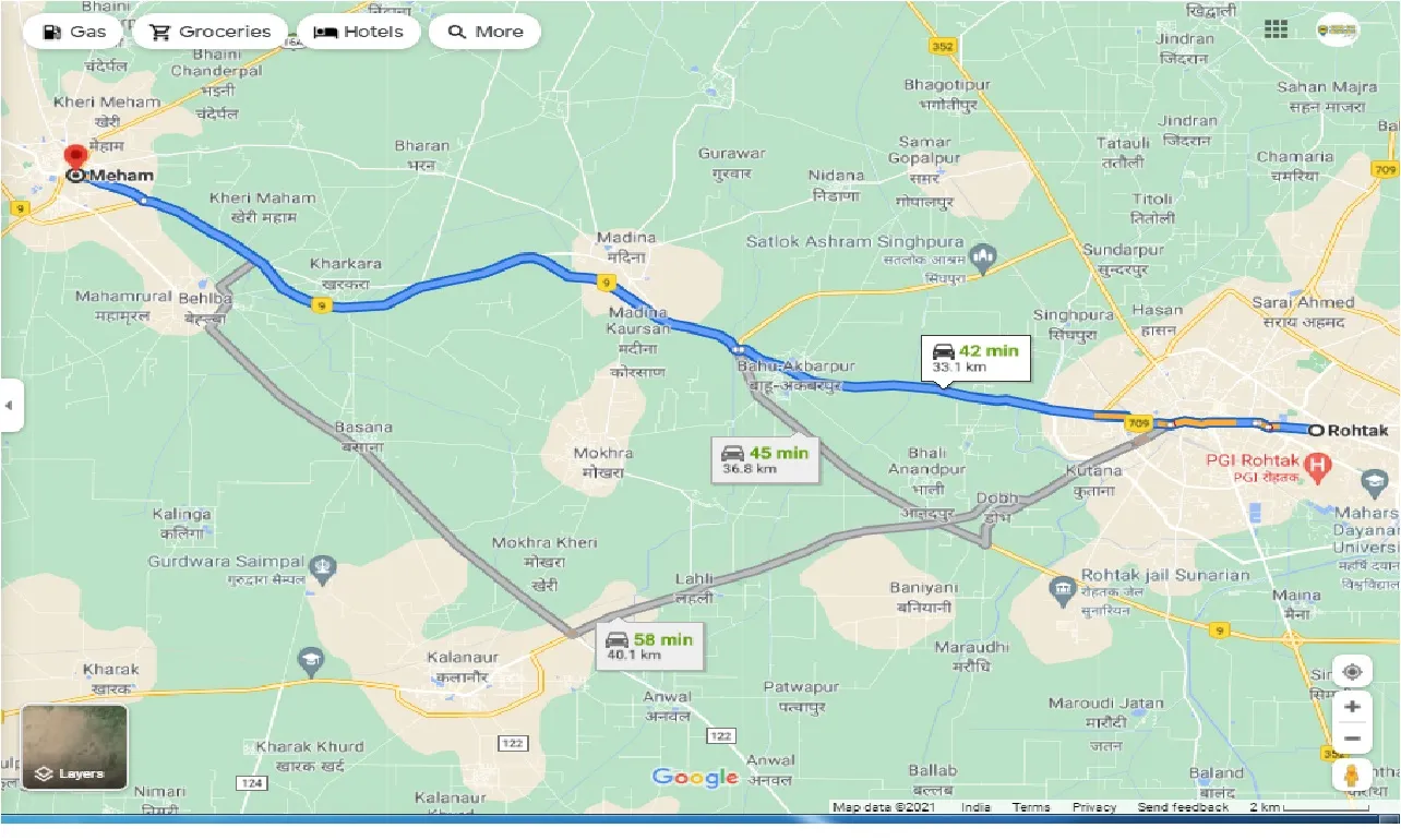 rohtak-to-meham-round-trip