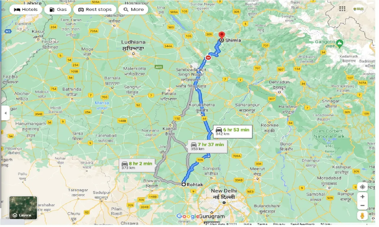 rohtak-to-shimla-round-trip