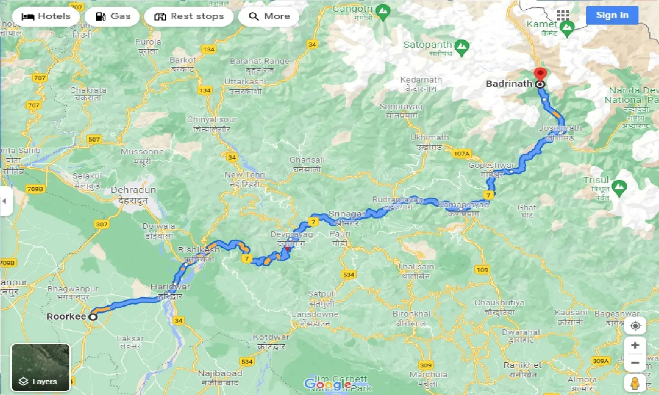 roorkee-to-badrinath-one-way