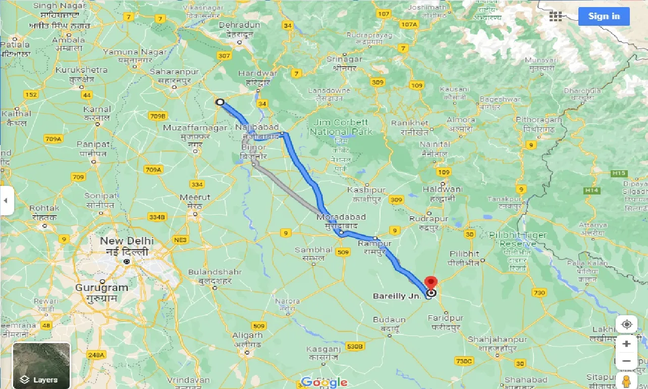 roorkee-to-bareilly-taxi