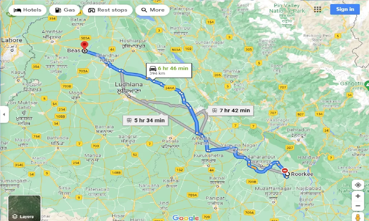 roorkee-to-beas-taxi