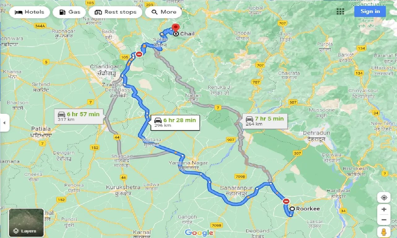 roorkee-to-chail-one-way