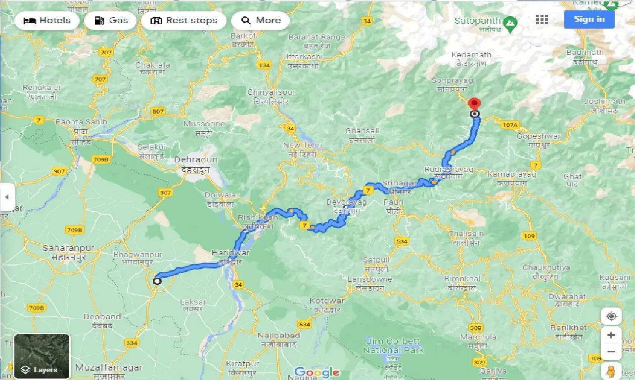 roorkee-to-guptkashi-one-way
