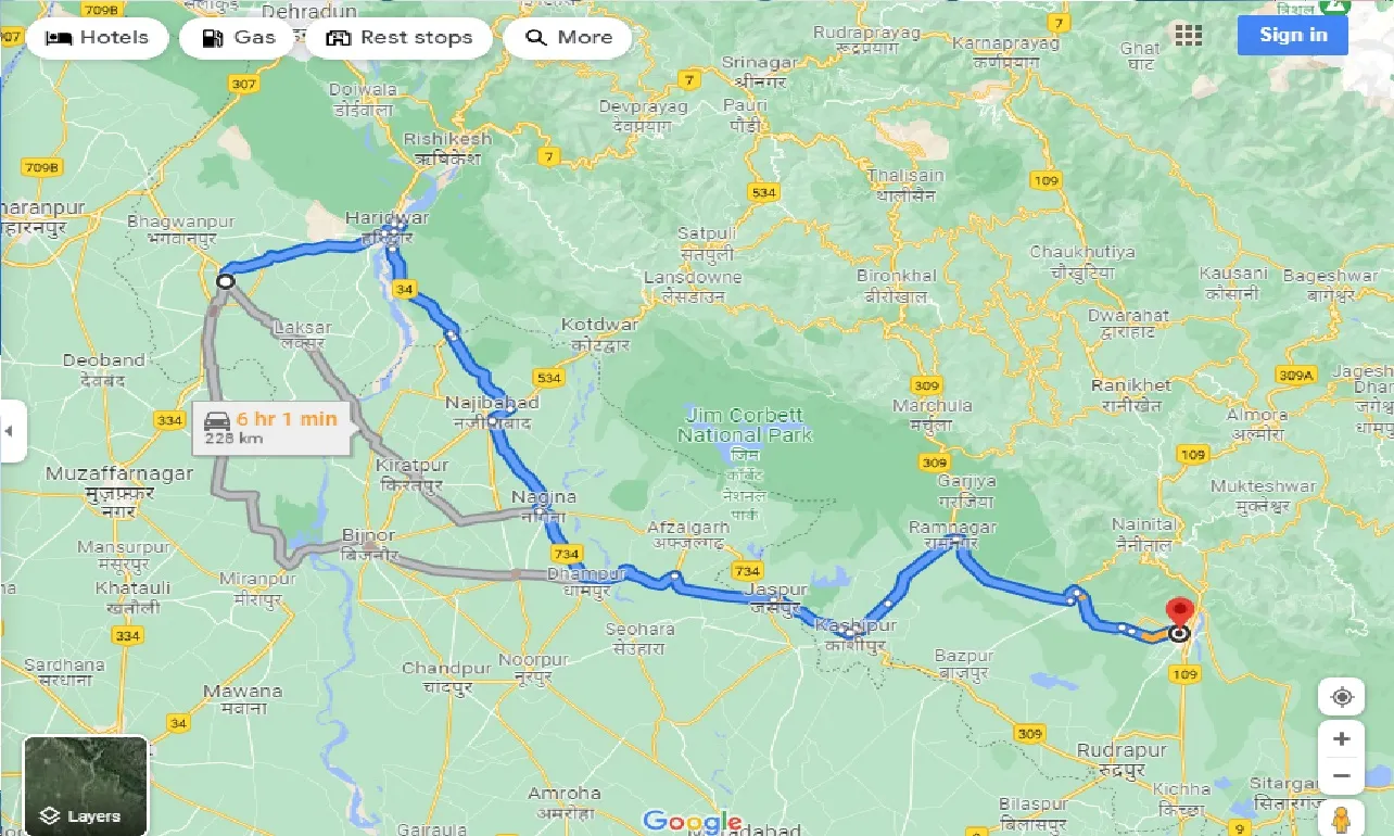 roorkee-to-haldwani-one-way