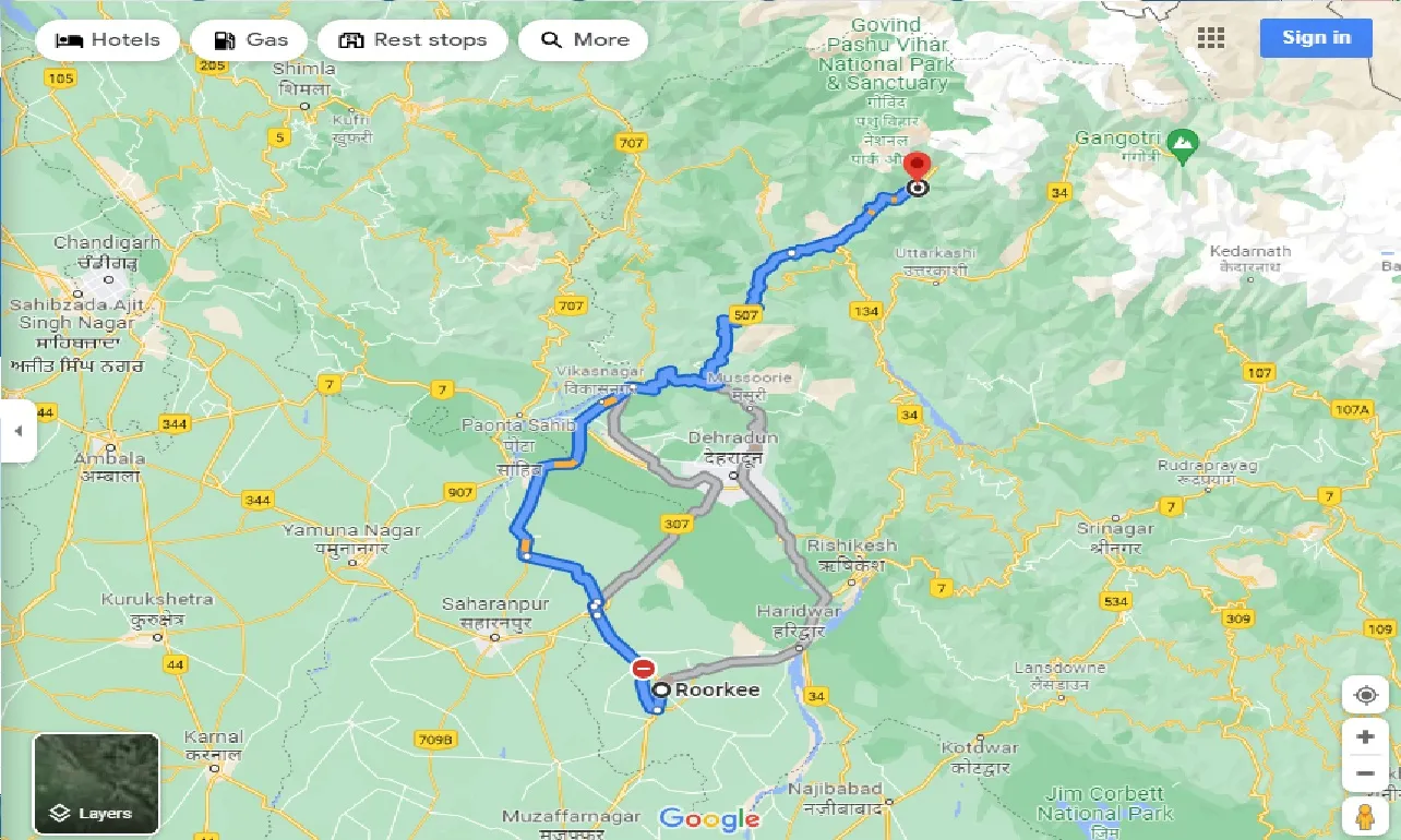 roorkee-to-hanuman-chatti-taxi