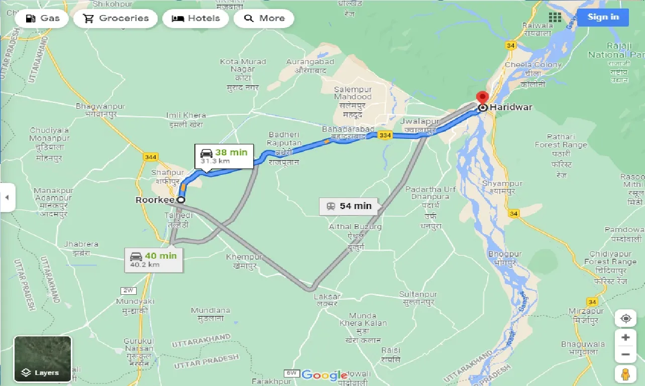 roorkee-to-haridwar-one-way