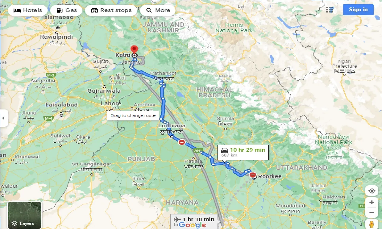 roorkee-to-katra-taxi