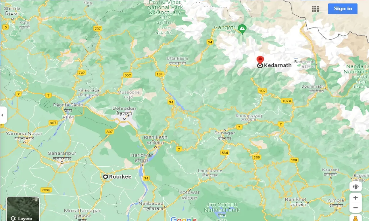 roorkee-to-kedarnath-one-way